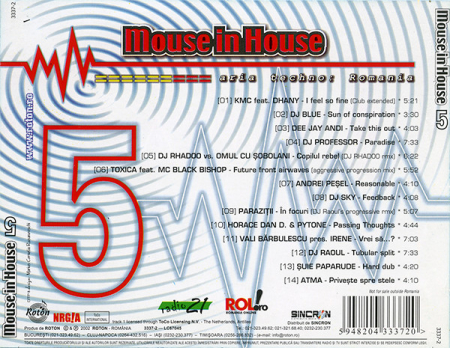 DJ Raoul (2) – Mouse In House (Aria Techno: Romania) 5 (CD) [1]