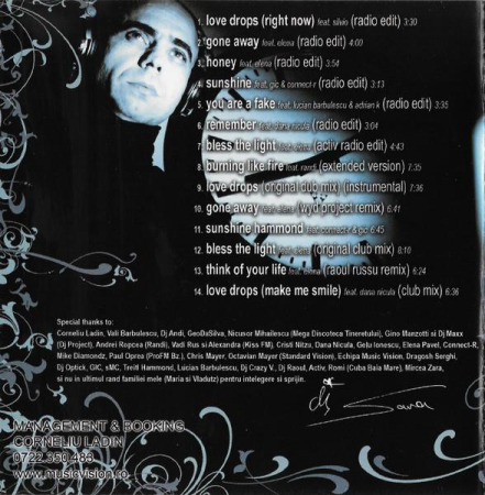 DJ Sava - Love Drops (CD) [1]