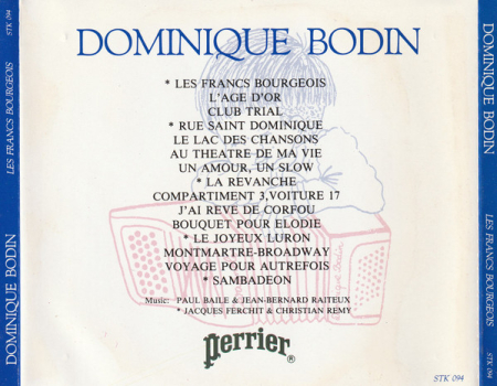 Dominique Bodin - Les Francs Bourgeois (CD) [1]