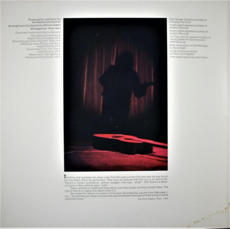 Don McLean - Homeless Brother, (Disc Vinil) [1]