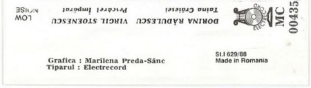 Dorina Rădulescu - Taina Crăiesei / Pescărel Împărat, (Casetă Audio) [1]
