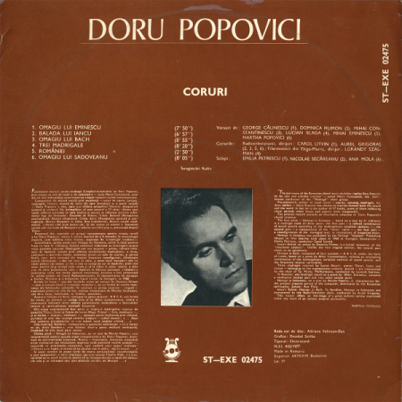 Doru Popovici – Choruses (Coruri) (VINIL) [1]
