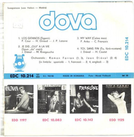 Dova - Los Gitanos (7 Inch), (Disc Vinil) [1]