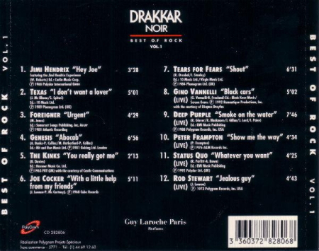 Drakkar Noir - Best Of Rock Vol. 1 [1]