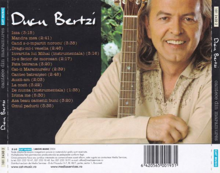 Ducu Bertzi - Cântece Din Maramureș, (CD) [1]