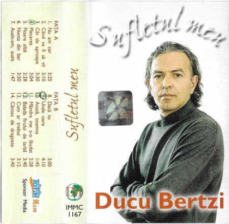 Ducu Bertzi - Sufletul Meu (Caseta Audio) [1]