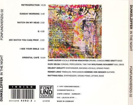 Dunkelziffer - In The Night (CD) [1]