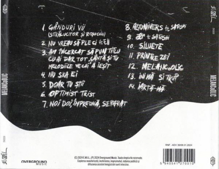 E.M.I.L. - MELANCoOLIC, (CD) [1]