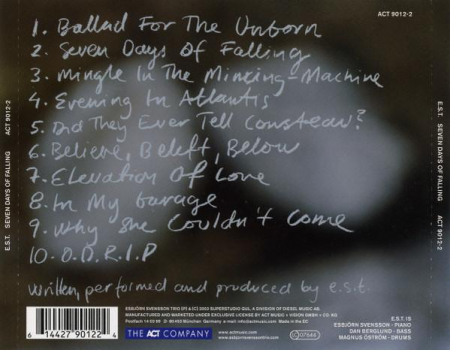 E.S.T. - Seven Days Of Falling, (CD) [1]