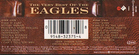 Eagles - The Very Best Of The Eagles, (Casetă Audio) [1]