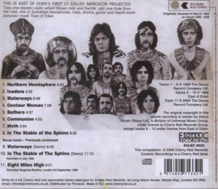 East Of Eden - Mercator Projected, (CD) [1]