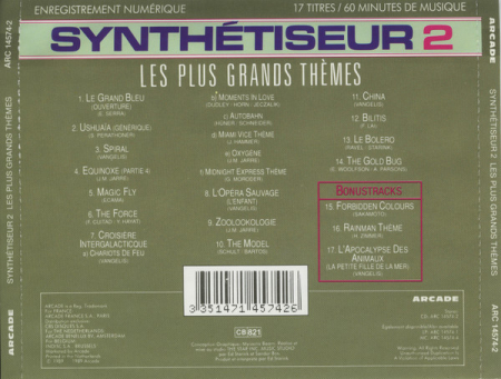 Ed Starink - Synthétiseur 2 - Les Plus Grands Thèmes (CD) [1]