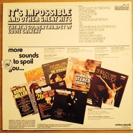 Eddie Calvert - The New Golden Trumpet Of, (Disc Vinil) [1]