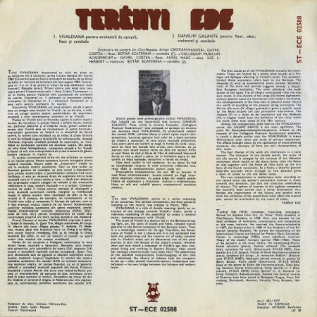 Ede Terényi - Vivaldiana / Gallant Dances, (Disc Vinil) [1]