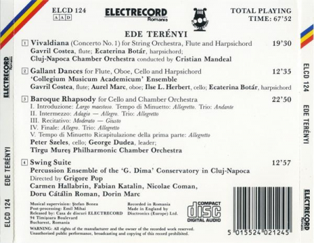 Ede Terényi - Vivaldiana / Gallant Dances / Baroque Rhapsody / Swing Suite, (CD) [1]