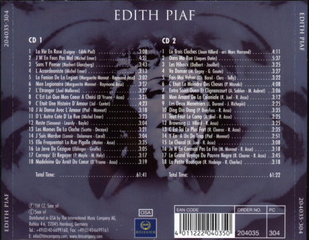 Edith Piaf - Millenium Collection (CD) [1]