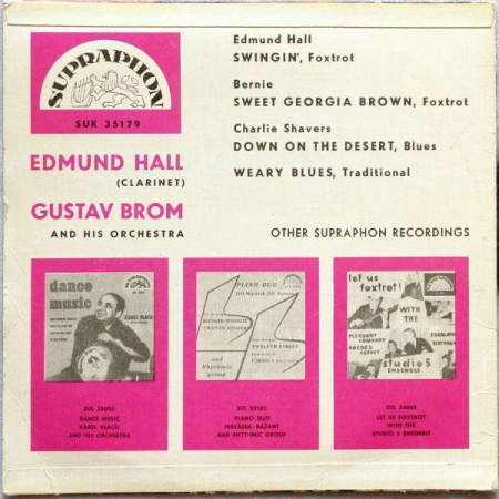 Edmond Hall - Edmund Hall With Gustav Brom Orchestra  (Disc Vinil) [1]