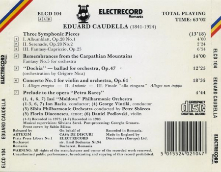 Eduard Caudella - Eduard Caudella, (CD) [1]