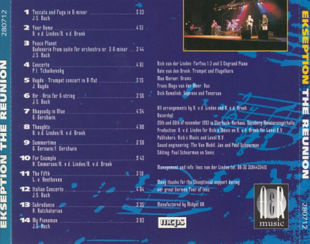 Ekseption - The Reunion, (CD) [1]