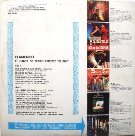 El Pili - El Cante Flamenco (Disc Vinil) [1]