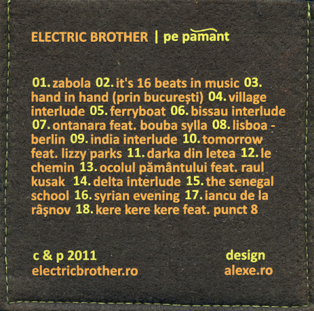 Electric Brother – Pe Pământ (CD) [1]