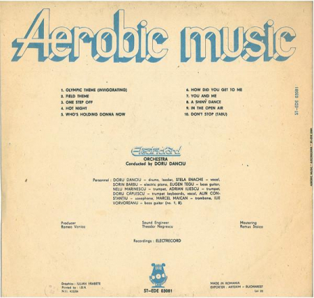 Electric Cord - Aerobic Music, (Disc Vinil) [1]