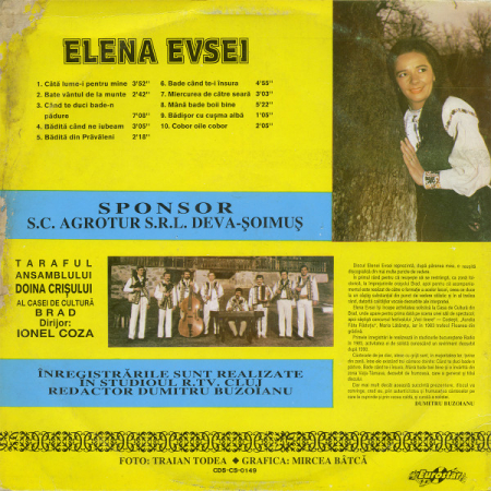 Elena Evsei – Câtă Lume-i Pentru Mine (VINIL) [1]