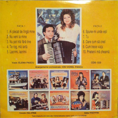 Elena Pascu - Elena Pascu, (Disc Vinil) [1]