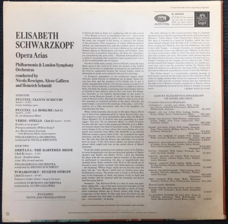 Elisabeth Schwarzkopf - Opera Arias [1]
