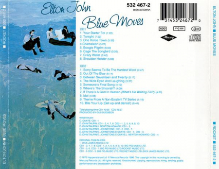 Elton John - Blue Moves, (CD) [1]