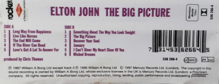Elton John - The Big Picture (Caseta Audio) [1]