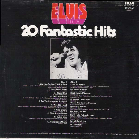 Elvis Presley - 20 Fantastic Hits [1]