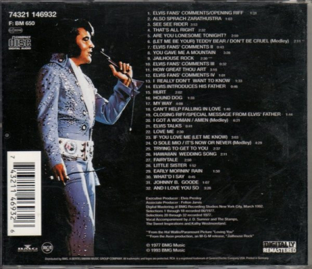 Elvis Presley - Elvis In Concert (CD) [1]