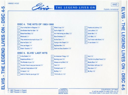 Elvis* – The Legend Lives On (CD) [1]