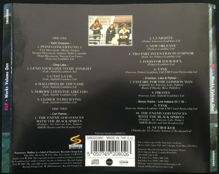 Emerson, Lake & Palmer - Works (Volume 1), (CD) [1]