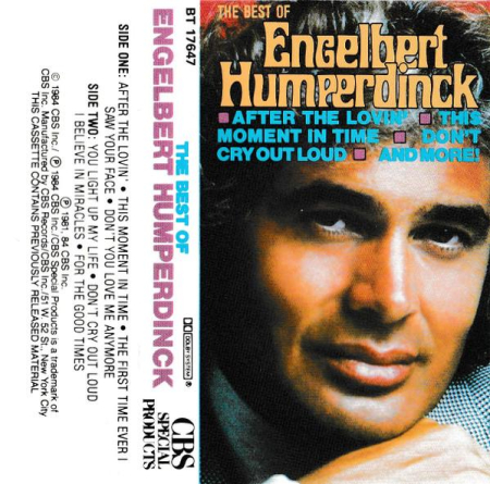 Rock/Folk - Engelbert Humperdinck - The Best Of Engelbert Humperdinck (Caseta Audio)