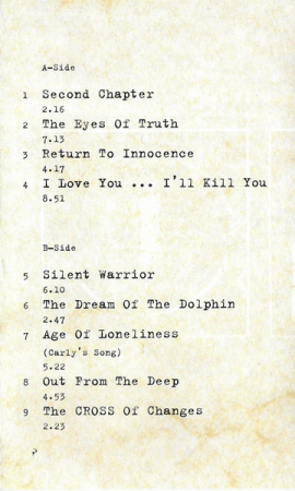 Enigma – 2: The Cross Of Changes (CASETA) [1]