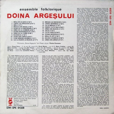 Ensemble Folklorique „Doina Argeșului“* – Ensemble Folklorique „Doina Argeșului“, (Disc Vinil) [1]