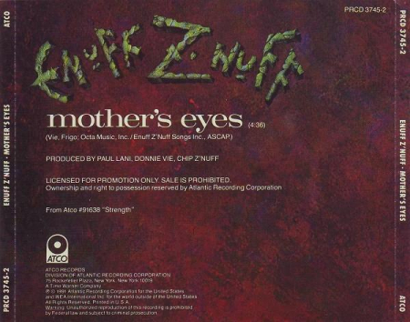 Enuff Z'nuff - Mother's Eyes [1]