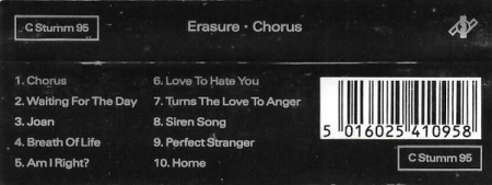 Erasure - Chorus (Caseta Audio) [1]