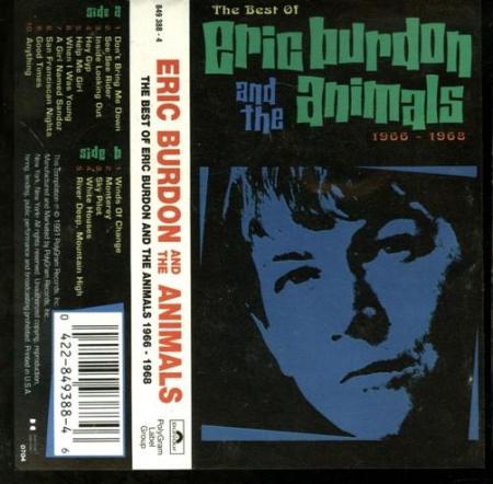 Muzica Usoara - Eric Burdon & The Animals - The Best Of Eric Burdon And The Animals 1966-1968, (Casetă Audio)