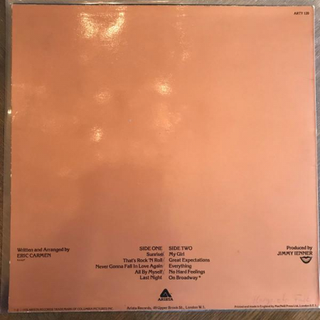 Eric Carmen - Eric Carmen, (Disc Vinil) [1]
