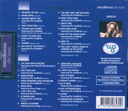 Eric Clapton - 31 Rockguitar Standards (CD) [1]