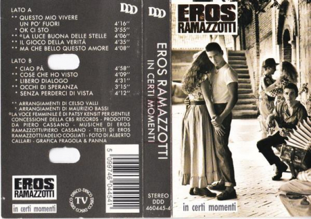 Eros Ramazzotti - In Certi Momenti, (Casetă Audio) [0]