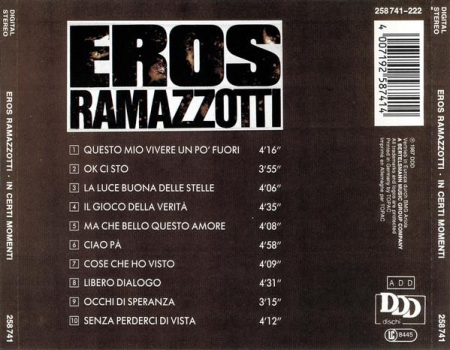 Eros Ramazzotti - In Certi Momenti (CD) [1]