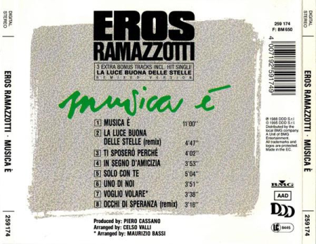 Eros Ramazzotti - Musica È (CD) [1]