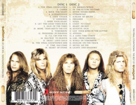 Europe  - The Final Countdown (The Best Of Europe) (CD) [1]
