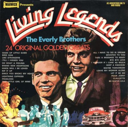 Rock/Folk - Everly Brothers - Living Legends, (Disc Vinil)