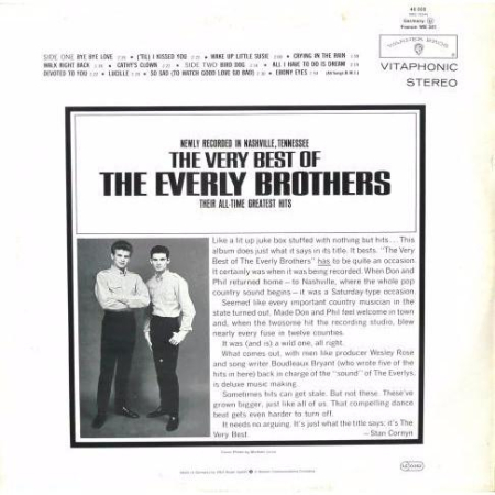 Everly Brothers - The Very Best Of The Everly Brothers (Disc Vinil) [1]