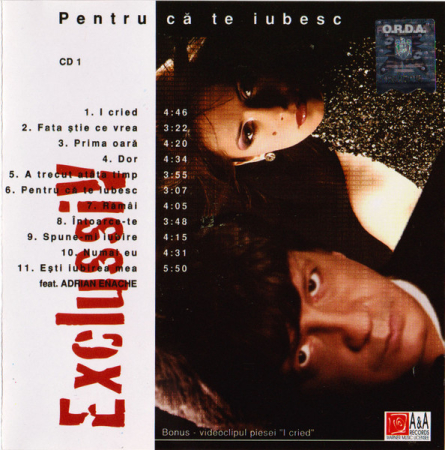 Noutăți - Exclussiv – Pentru Că Te Iubesc / Povestiri Din București (CD)